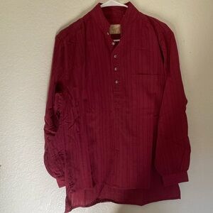 Scully Men's Red long sleeve